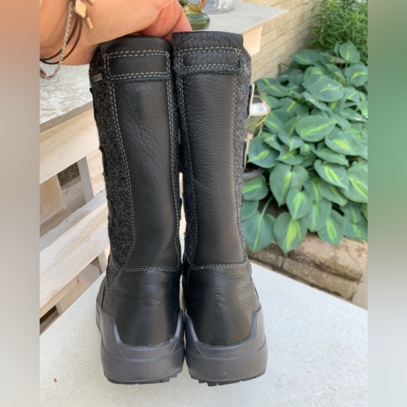 Ecco Womans Noyce Gore-tex High Snow Boots black size 8 - Picture 6 of 8